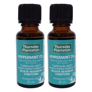 Thursday Plantation 星期四農莊 薄荷精油, 25ml, 2瓶