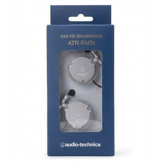 audio-technica 鐵三角 耳掛式耳機, 銀色, ATH-EM7x