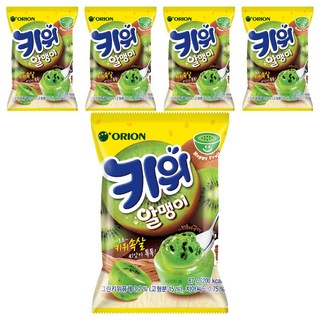ORION 好麗友 果肉食感軟糖 奇異果口味, 67克, 5個