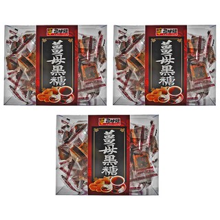 台灣尋味錄 薑母黑糖, 210公克, 210g, 3盒, 1盒