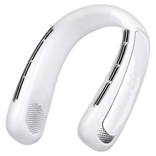 kyhome 冰感無葉數顯颶風製冷隨身掛脖風扇, 白色, N50