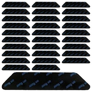 생활살림 이불 러그 밀림방지 양면 젤 패드 사다리꼴형, 32개, 블랙