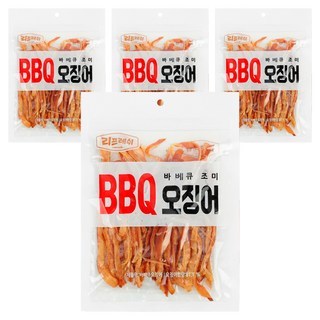 Refresh BBQ燒烤魷魚絲, 200g, 4包