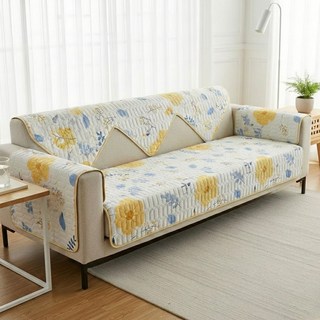 可水洗 乳膠 柔軟沙發墊, 快樂花朵, 1個