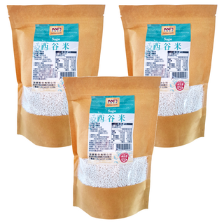 茂喜食品 泰國西谷米 真空包裝, 400g, 3包
