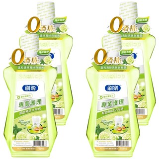 Shallop 刷樂 薄荷青檸漱口水, 750ml, 4瓶