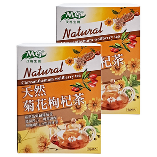 茂格生機 天然菊花枸杞茶, 6g, 8入, 2盒