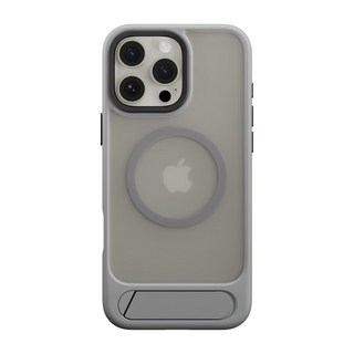 SwitchEasy 魚骨牌 EasyStand M 磁吸支架防摔殼, iPhone 16 Pro Max, 鈦色