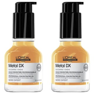 L'OREAL PROFESSIONNEL 巴黎萊雅PRO 絲漾博吸金喚彩髮油 染後護色 柔順修護 推薦, 50ml, 2罐