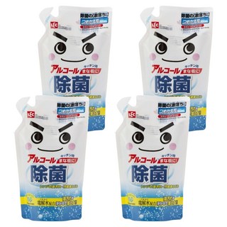 LEC 激落君 防菌電解水抗菌劑 補充包 300ml 廚房清潔 適用於砧板, 4包