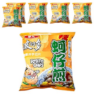 華元 波的多洋芋片 蚵仔煎辣味口味, 34g, 6包