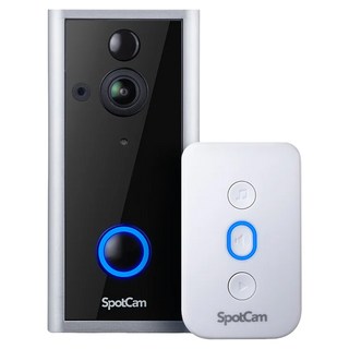 SpotCam 超廣角180度智慧門鈴攝影機, 1個, Ring 2