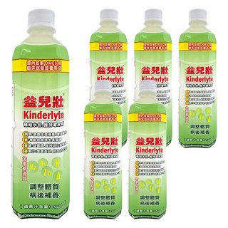Hwei Yow 惠幼 Kinderlyte 益兒壯 電解質 電解水飲品 蘋果, 500ml, 6瓶