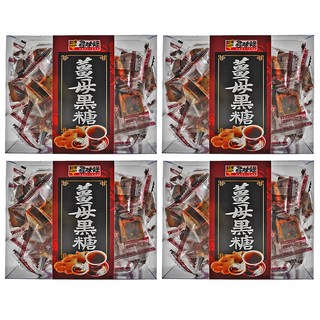 台灣尋味錄 薑母黑糖, 210g, 4盒, 1盒