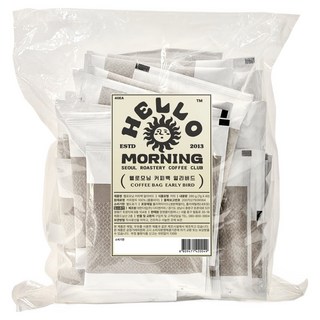 헬로모닝 얼리버드 커피백, 7g, 40개입, 1개, 7g