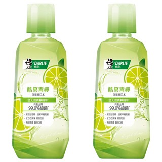 DARLIE 好來 酷爽青檸漱口水，含天然青檸精華，有助去除99.9%細菌, 500ml, 2瓶