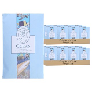 Fragrance of Love 咪咪香氛包20件組, 海洋, 16g, 4組