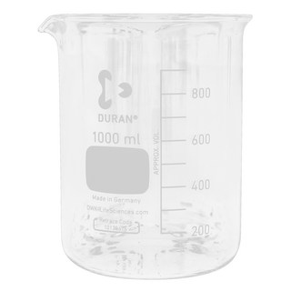 DURAN 高品質玻璃燒杯 DU.2110654, 1000ml, 1個