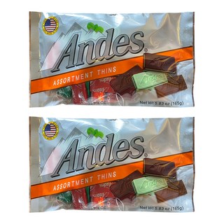Andes 安迪士 綜合可可薄片 35片, 165g, 2包