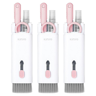 Kinyo 7合一多功能清潔組, 粉色, 3組