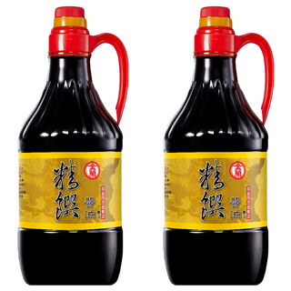 KIMLAN 金蘭 精饌醬油 非基因改造黃豆 澳洲海鹽 適合各式料理, 1.5L, 2瓶