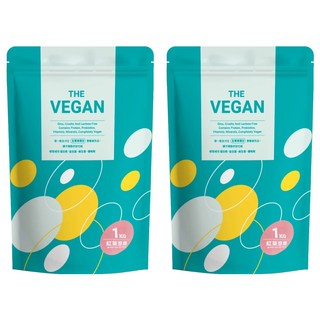 THE VEGAN 樂維根 植物性優蛋白 紅茶豆漿口味, 1kg, 2包