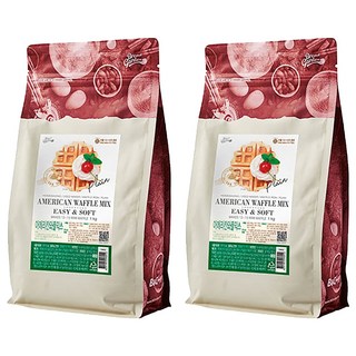 麵包花園紐約風格華夫餅混合, 1kg, 2個