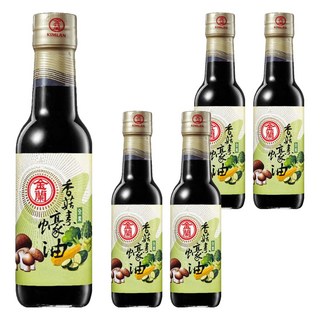 金蘭 香菇素蠔油，嚴選日本香菇精華 鮮甜美味, 295ml, 5瓶