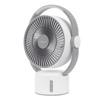 델루체 LED 충전식 무선 선풍기, DLF-CP90NK