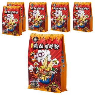 一碗好麵 柳州瘋狂螺螄粉 加辣加臭 400g/袋, 6包