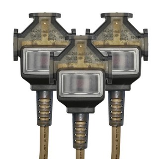 MAX STAR 太星電工 2P一開三插動力軟線 15A, 3m, 沙棕色, 3條