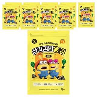 만전김 두번 구워 더욱 바삭한 삼각김밥용 김, 24g, 10개