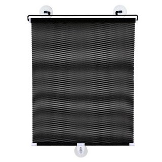 小麥購物 家車兩用自動捲式遮陽簾 L4417, 黑色, 1個