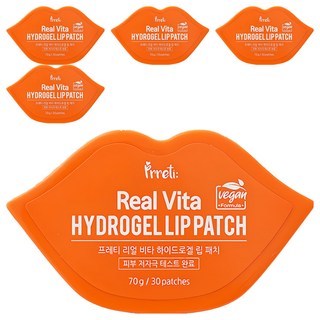 Prreti Real Vita 水凝膠唇膜 集中保濕 營養供給 角質護理, 30片, 5盒