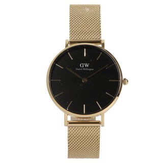 Daniel Wellington Petite Evergold 織物手錶 32 DW00100347
