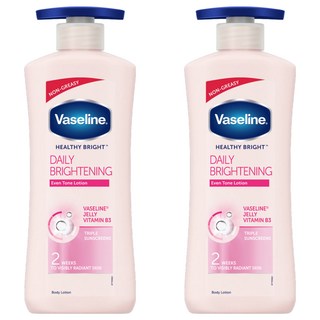 Vaseline 凡士林 淨白透亮乳液，725ml，適合皮膚粗糙和乾燥肌膚使用，持久保濕, 2件