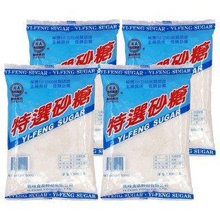 義峰食品 特選砂糖, 500g, 4包