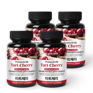 Nutri D-DAY 優質酸櫻桃錠, 90顆, 4罐