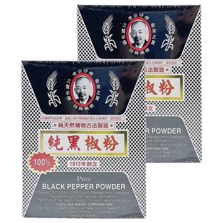 老公仔標 純黑椒粉, 600g±10g, 2包