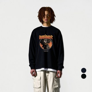 도미넌트 남녀공용 통기성 도베르만 긴팔 티셔츠