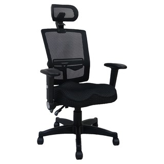 收納王妃 台製 收手透氣辦公椅 EL-02 黑色