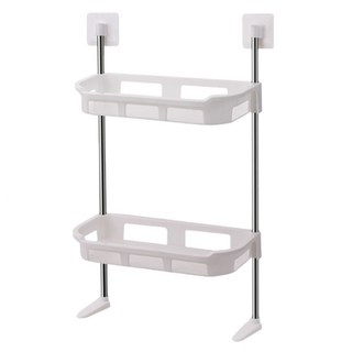 雙層馬桶置物架 79g 2個, 白色, 1組