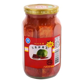 正昇食品 五香辣腐乳 四川名產, 460g, 1罐