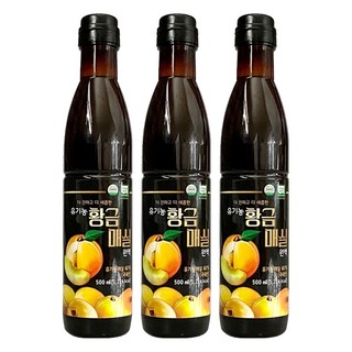 韓國 SLOW FOOD 黃金梅原汁, 500ml, 3個