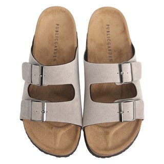 PUBLIC GARDEN 男士皮革涼鞋 RM900, 淺褐色的, 270