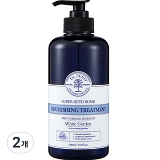 Dr.SEED 柔敏香氛潤髮乳 White Garden款, 500ml, 2個