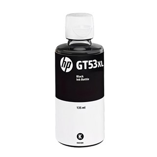 HP GT53XL 原廠墨水瓶 1VV21AA 135ml 黑色 適用於DeskJet/Smart Tank系列印表機, 1瓶