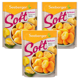 德國 Seeberger 軟杏桃乾, 200g, 3包