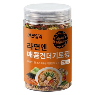마켓밀러 라면엔 매콤 건더기 토핑, 70g, 1개