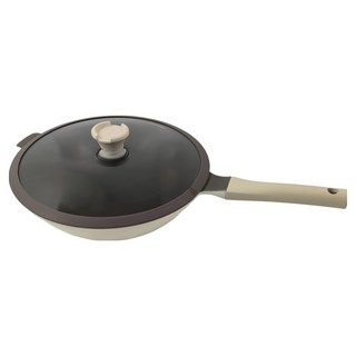 Redchef 紅廚 白鈦陶不沾炒鍋 32cm 適用所有爐具, 1個